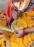 Moonj Grass Basket Weaving