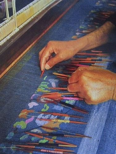 Weaving Pashmina