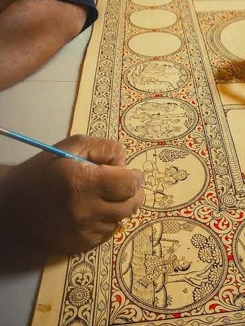 Patachittra Hand Painting