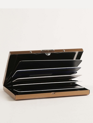 Unisex-Stainless-Steel-Wallet-/-Business-Card-Holder
