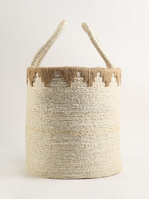 Jute-Laundry-Basket