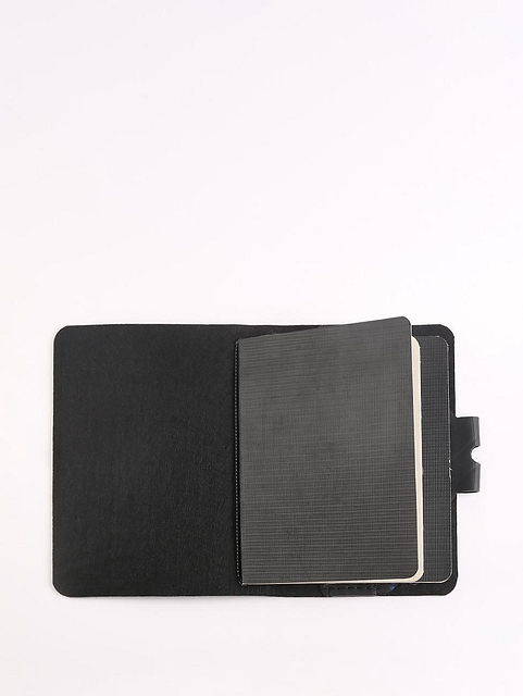 Reusable planner / travelogues- A5 Matte Black