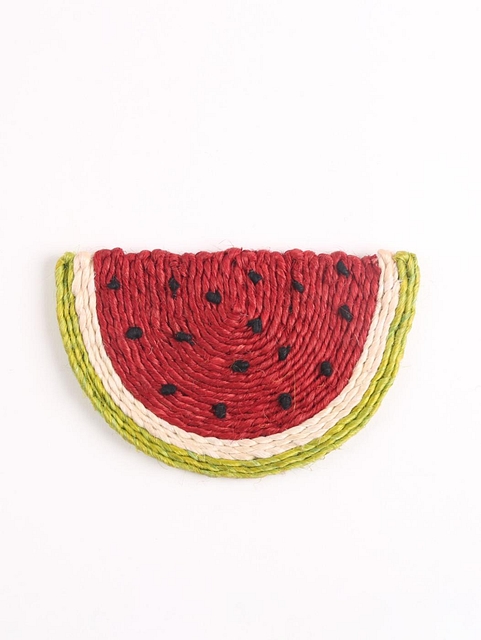 Assorted Slices Coaster (set of 6) Matte Red