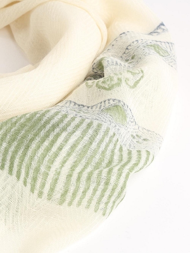 Blockprinted Woolen Stole