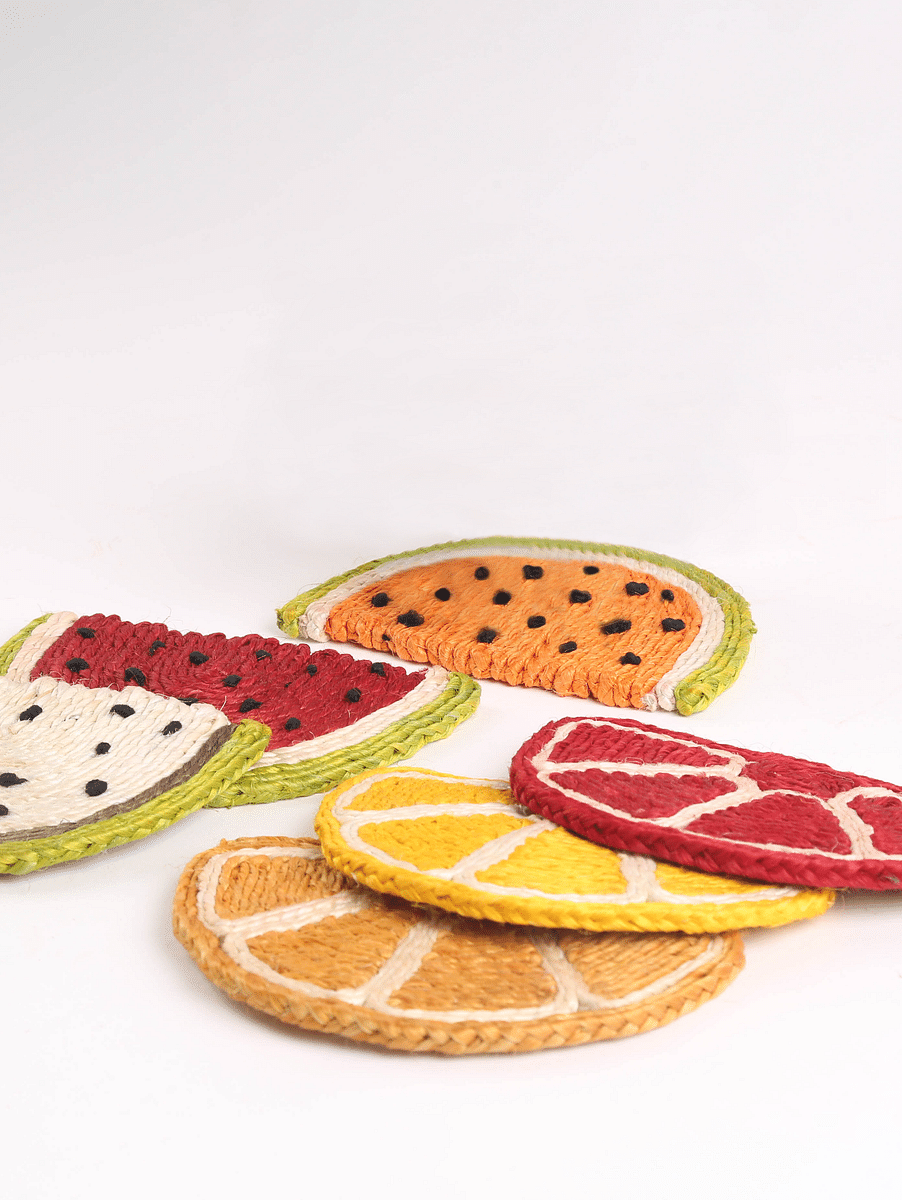 Jute-Fruit-Slice-Coasters---Set-of-6