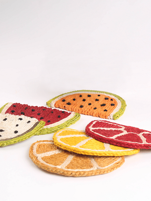 Jute-Fruit-Slice-Coasters---Set-of-6