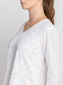 Embroidered-White-Cotton-Top
