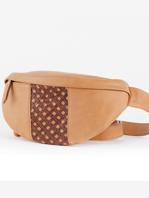 Tan-Brown-Leather-Fanny-Bag