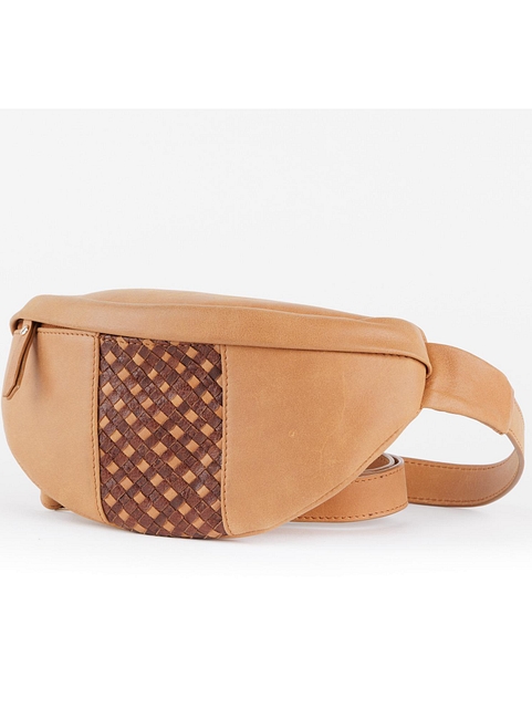 Tan-Brown-Leather-Fanny-Bag