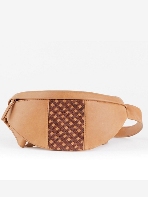 Tan-Brown-Leather-Fanny-Bag