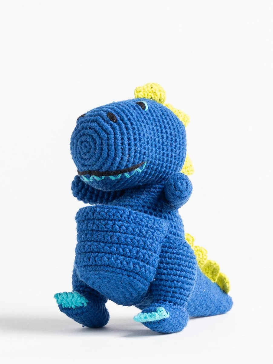 Dinosaur-with-Pouch-Crochet-Toy