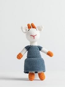 Goat-with-Dress-Crochet-Toy