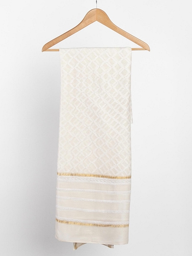White-Chikankari-Embroidery-Scarf