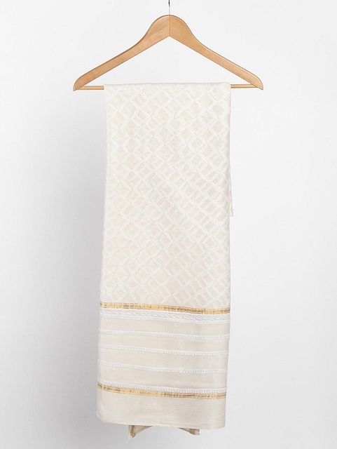 White-Chikankari-Embroidery-Scarf