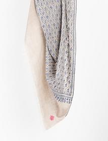 Gray-Scarf-with-Blue-Embroidery