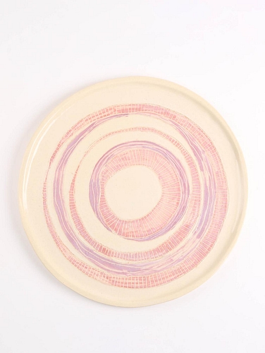 Spiral Lines Set Metallic Cream