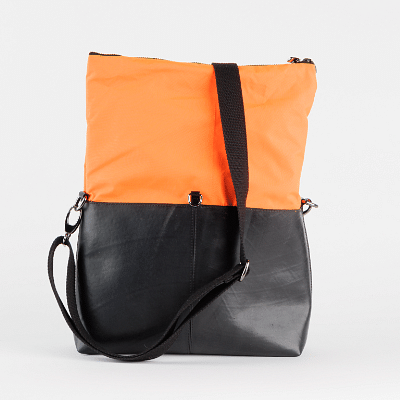 Tyre Tube & Orange Vest Sling Bag