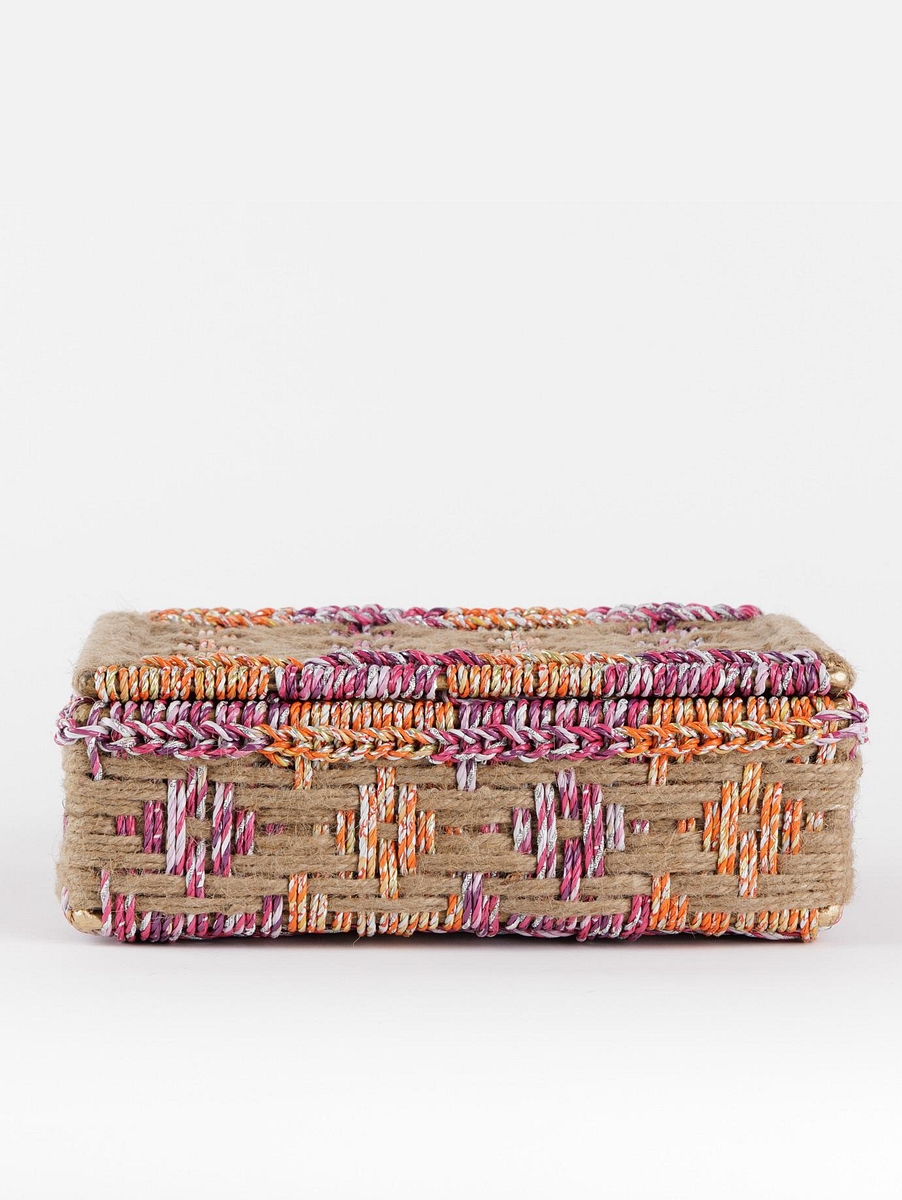 Jute-Upcycled-Fabric-Box-with-Lid