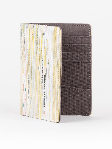 Upcycled Plastic Unisex Passport Cover