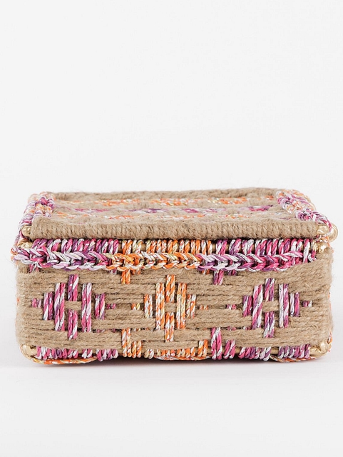 Jute-Upcycled-Fabric-Box-with-Lid