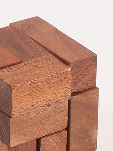 Wooden Joinery Cube Puzzle