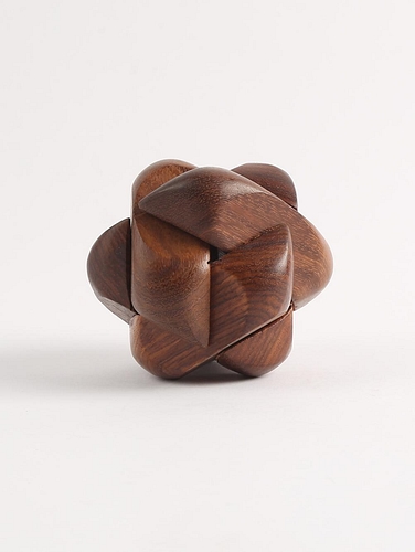 Wooden Joinery Sphere Puzzle - Big 