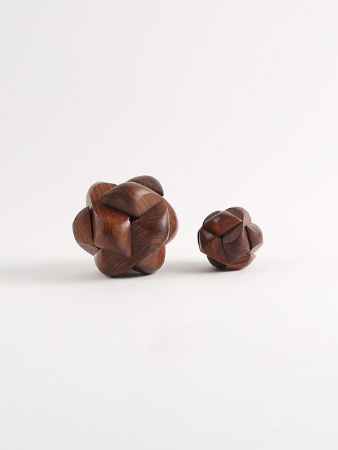 Wooden Joinery Sphere Puzzle - Small