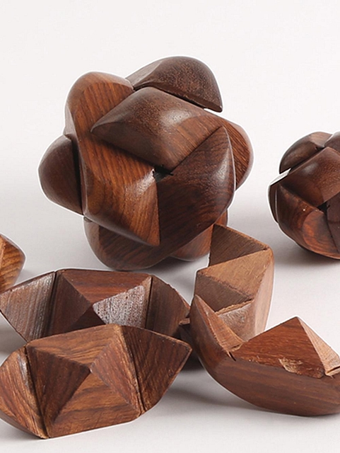 Wooden Joinery Sphere Puzzle - Small
