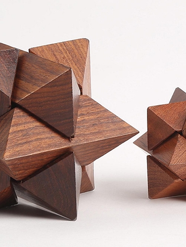 Wooden Joinery Star Puzzle - Small