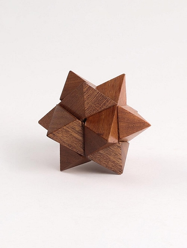Wooden Joinery Star Puzzle - Small