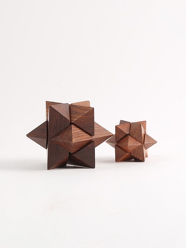 Wooden Joinery Star Puzzle - Small