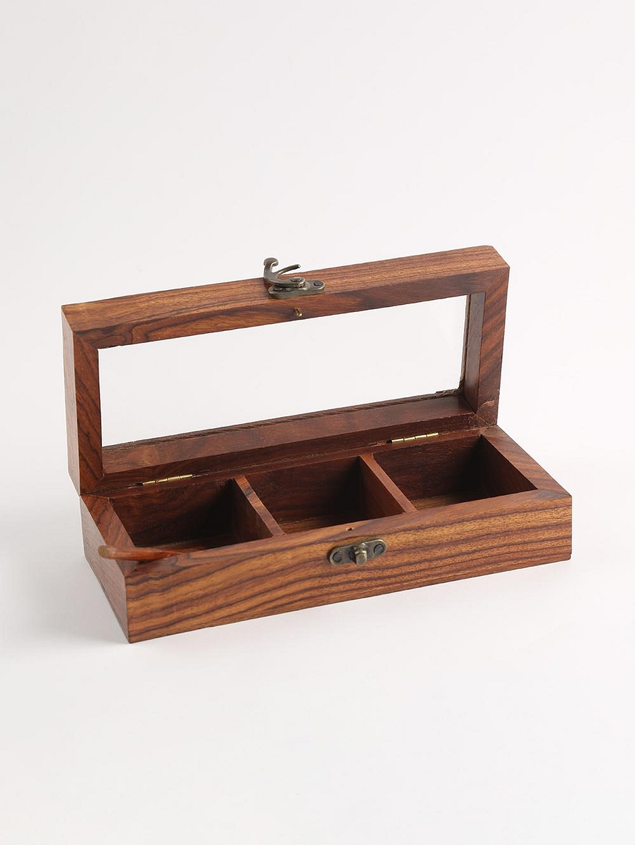 Wooden Masala Box - Small 3 