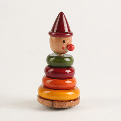 Wooden Rolly Polly Stacking Joker