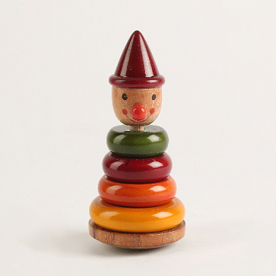 Wooden Rolly Polly Stacking Joker