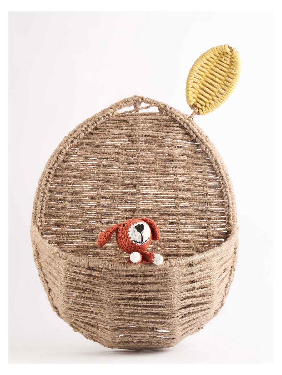 Leaf-Pattern-Hanging-Storage-Basket