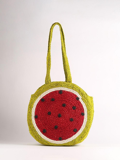 Watermelon-Jute-Handbag