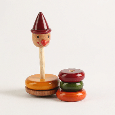 Wooden Rolly Polly Stacking Joker