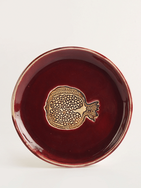 Ceramic Pomegranate Plate