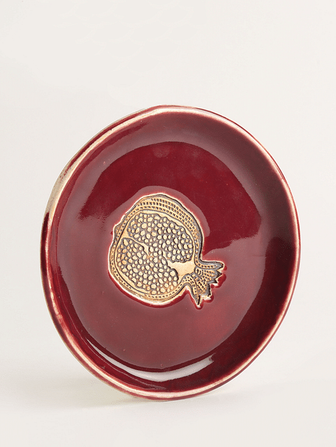 Ceramic Pomegranate Plate
