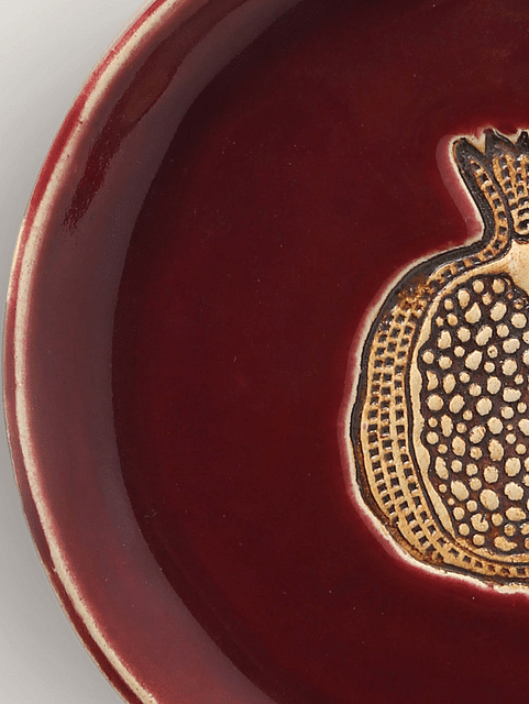 Ceramic Pomegranate Plate