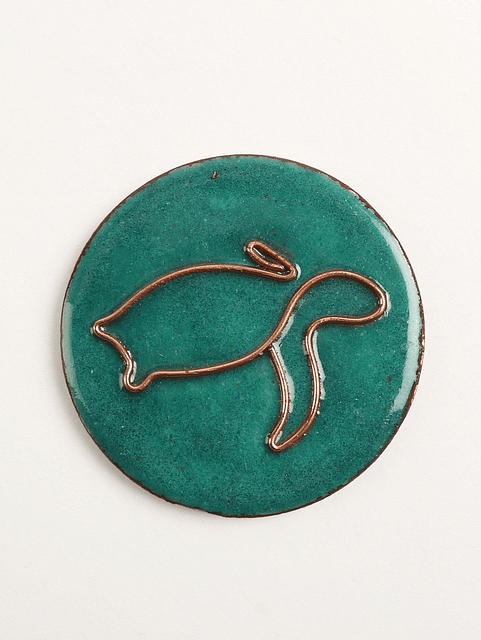 Copper Enamel Fridge Magnet