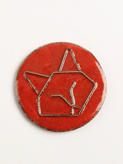 Copper Enamel Fridge Magnet