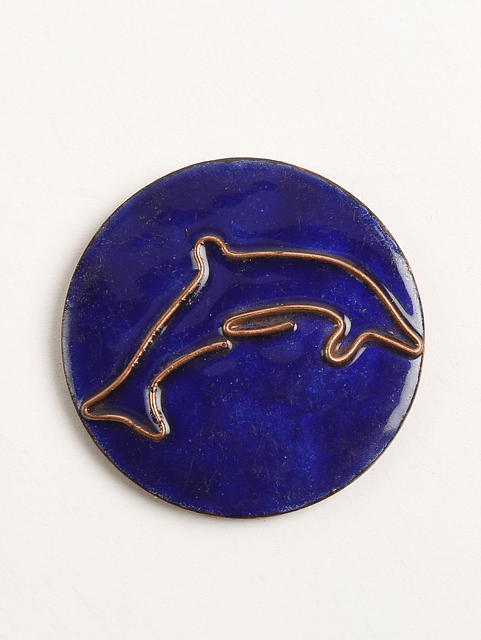 Copper Enamel Fridge Magnet