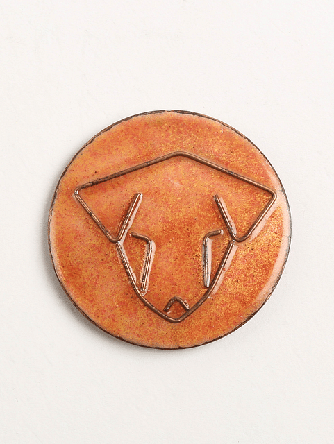 Copper Enamel Fridge Magnet