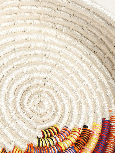 Sabai grass circular basket