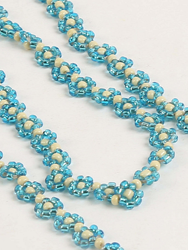 Glass-bead Floral Spectacles Chain