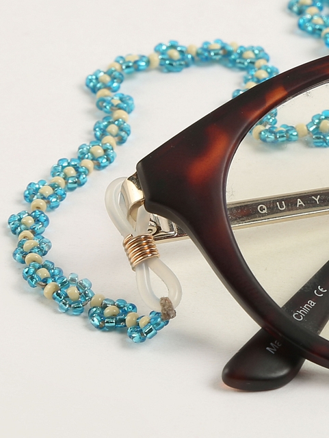 Glass-bead Floral Spectacles Chain