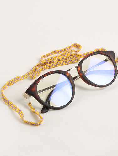 Glass-bead Floral Spectacles Chain