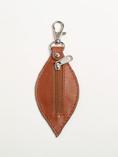 Leather Coin Keychain