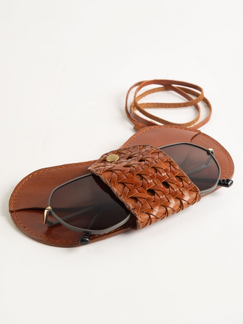Leather Sunglasses Case